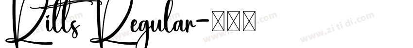 Ritts Regular字体转换